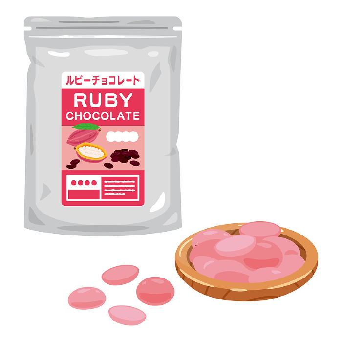 Ruby Chocolate in a Bag