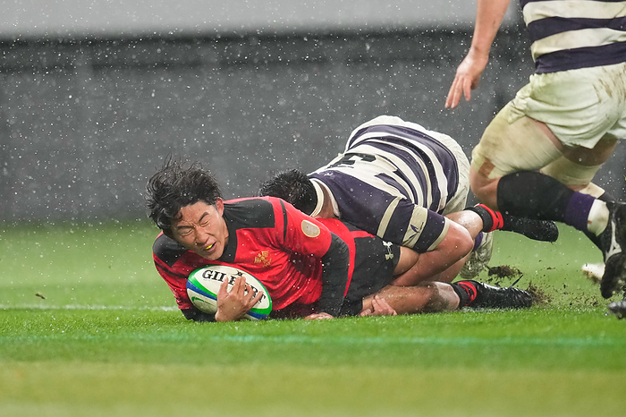 60th National University Rugby Championship Final Keito Kaida  Teikyo  JANUARY 13, 2024   Rugby :. The 60th All Japan University Rugby Championship Final match between Teikyo University   Meiji University at Japan National Stadium in Tokyo Japan.  Photo by SportsPressJP AFLO 