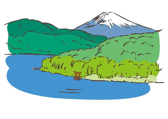 Lake Ashinoko Japanese Tourism ( Kanto )
