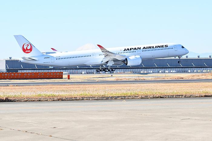 JAL s second Airbus A350 1000 arrives at Haneda Airport JAL s second Airbus A350 1000  reg. JA02WJ  arrives at Haneda Airport, on January 14, 2024. PHOTO: Tadayuki YOSHIKAWA Aviation Wire