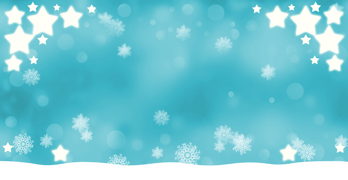 Background illustration of sparkling stars and snowflakes