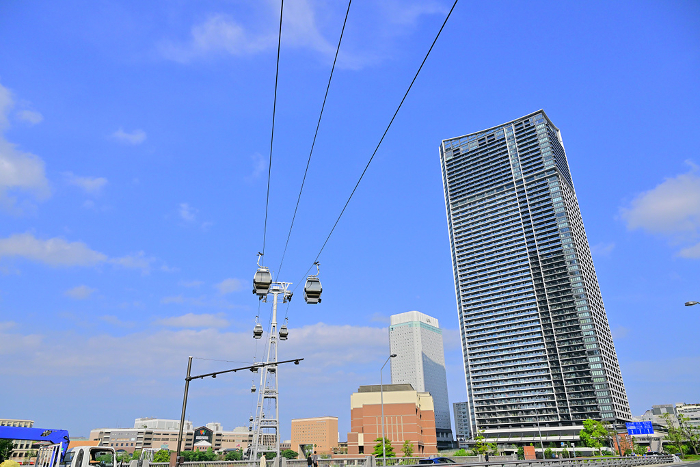 Skyscrapers and ropeways