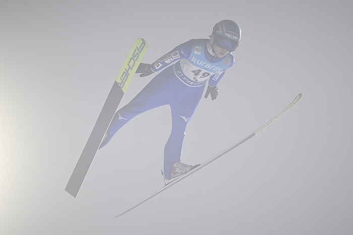 2023 24 Ski Jumping Women s World Cup Zao Qualifying Yuki Ito  JPN  JANUARY 18, 2024   Ski Jumping :. FIS Ski Jumping World Cup Women s Individual Normal Hill Qualification at Aliontek Zao Schanze, Yamagata, Japan.  Photo by MATSUO. K AFLO SPORT 