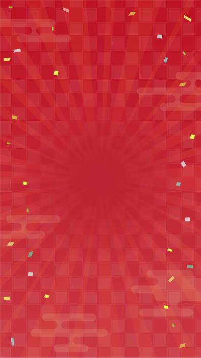 Japanese red checkered, hazy, concentrated lines background Vertical 9:16