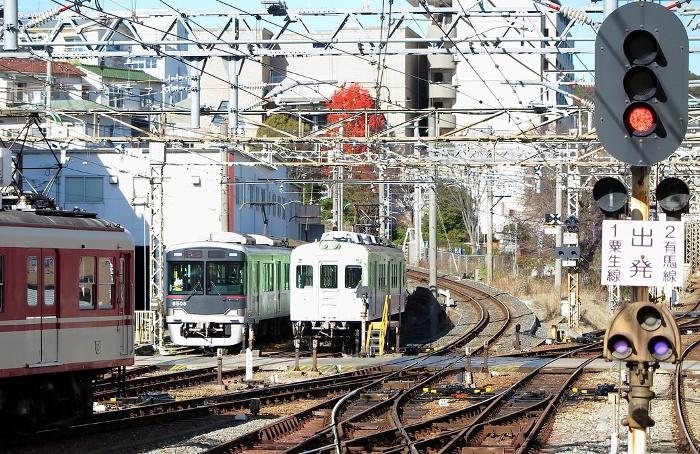 Kobe Electric Railway Stations and Cars: From Suzurandai Station to the branch direction of Arima Line and Awai Line