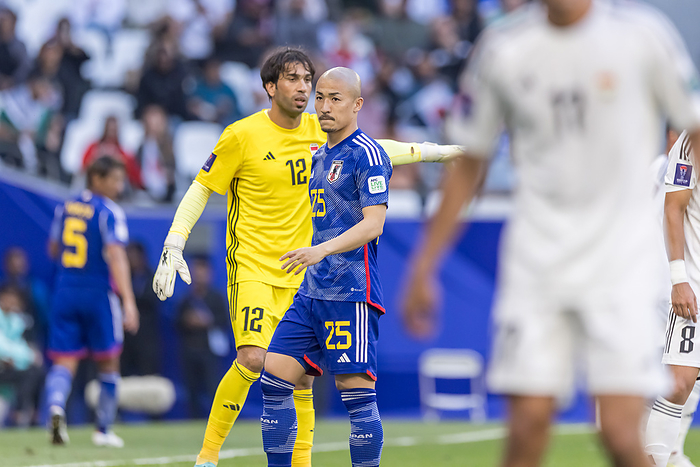 Iraq v Japan: Group D   AFC Asian Cup AL RAYYAN, QATAR   JANUARY 19: Daizen Maeda of Japan coming on as a substitute during the AFC Asian Cup Group D match between Iraq and Japan at Education City Stadium on January 19, 2024 in Al Rayyan, Qatar.  Photo by Playmaker MB Media 