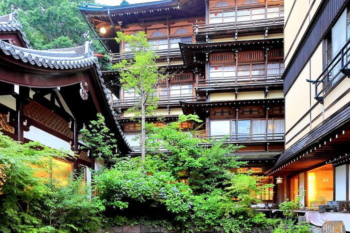 Shibu Onsen in summer Nagano Prefecture Yamanouchi Town, Shimotakai-gun