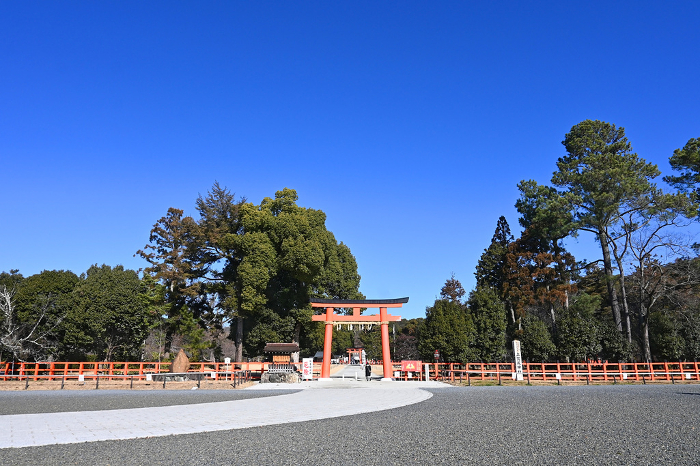 World Heritage Site in Kyoto City Approach to Kamigamo Shrine