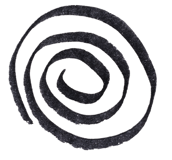 Drawn circles with black felt tip pen on isolated background Drawn circles with black felt tip pen on isolated background
