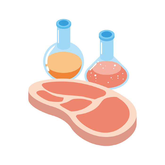 Illustration of Foodtech and Artificial Meat
