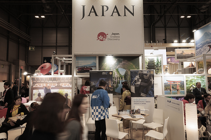  International fair of tourism FITUR    MADRID, SPAIN   JANUARY 24:Stand of Japan in the International fair of tourism FITUR  in Madrid  Photo by Guille Martinez AFLO 