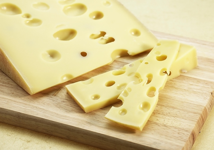 Emmental, French Cheese made from Cow's Milk