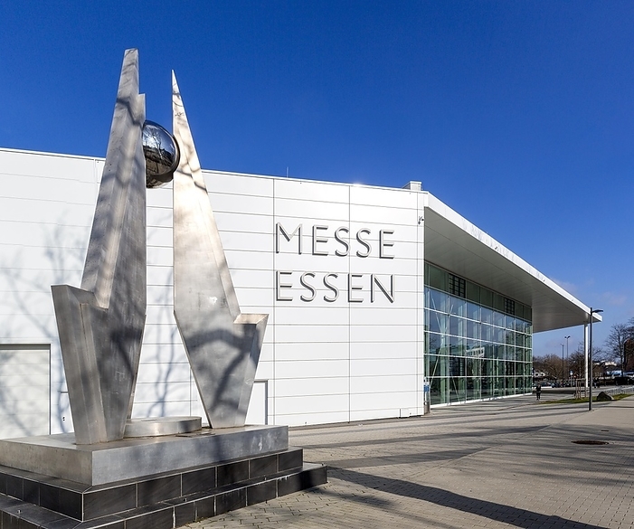 Exhibition and Congress Centre, East Entrance, Essen, Ruhr Area, North Rhine-Westphalia, Germany, Europe