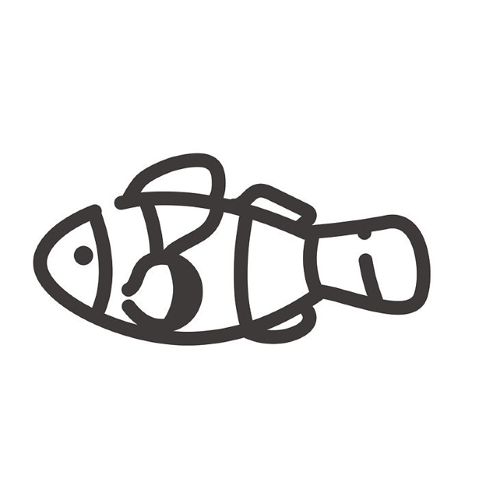 Clownfish saltwater fish Icon
