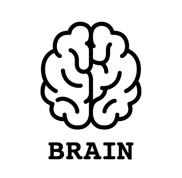 Brain symbol icon