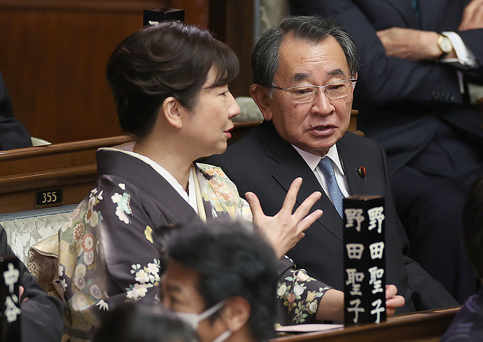 The 213th Ordinary Session of the Diet convenes. Former Minister of Education, Culture, Sports, Science, and Technology Tadashi Shiotani at a plenary session of the House of Representatives in the Diet on January 26, 2024.
