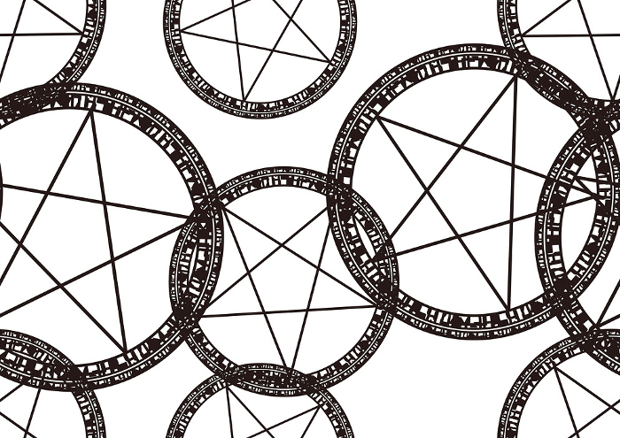 Magic circle wallpaper, backgrounds. (Seamless)
