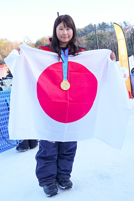 2024 Winter Youth Olympic Games Snowboarding Women s Big Air Awards Ceremony Murase wins gold medal Yura Murase  JPN  JANUARY 28, 2024   Snowboarding : Women s Big Air Award Ceremony Women s Big Air Award Ceremony during the Gangwon 2024 Winter Youth Olympic Games at Hoengseong Welli Hilli Park Ski Resort, Hoengseong, South Korea.  Photo by AFLO SPORT 
