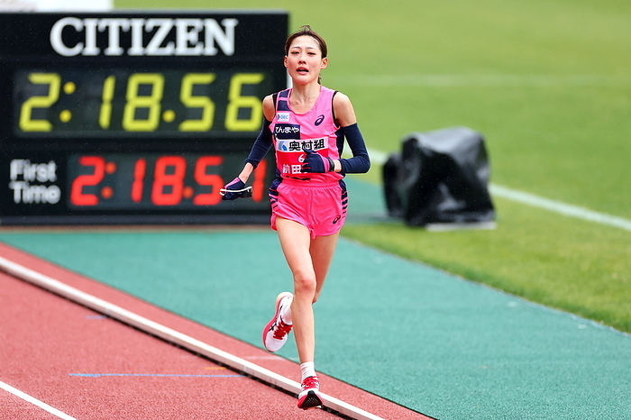 2024 Osaka International Women s Marathon, Honan Maeda sets a new Japanese record Honami Maeda, Honami Maeda JANUARY 28, 2024   Marathon :. Osaka Women s Marathon 2024 in Osaka, Japan.  Photo by Naoki Nishimura AFLO SPORT 