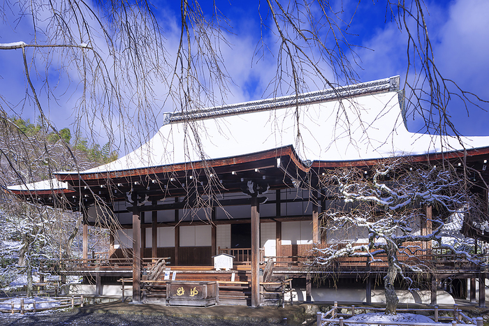 Tenryuji Temple Snowy landscape Arashiyama, Kyoto World Cultural Heritage  Cultural Properties of Ancient Kyoto 