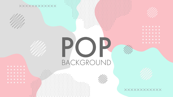 Pop Background Vector Material