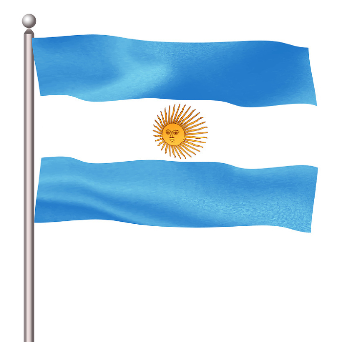 Argentina Flag Pole Icon