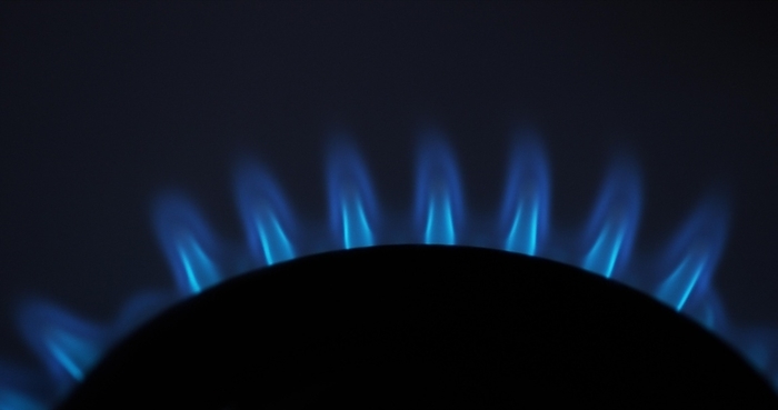 Gas Stove Burners, Blue Flame, by Lacz Gerard