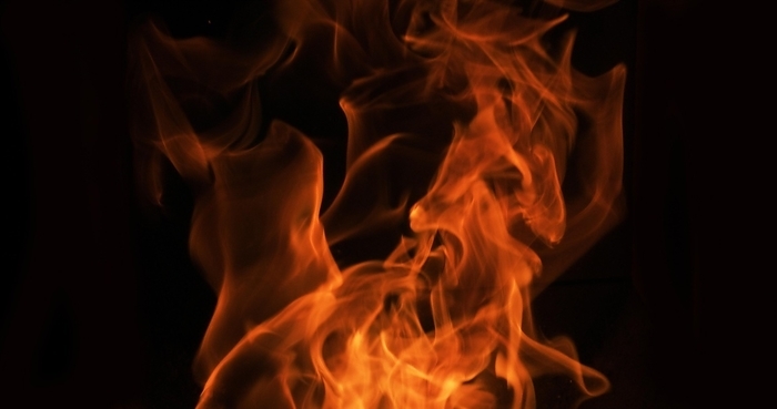 Flames in a pellet stove, Flames in a pellet stove, by Lacz Gerard