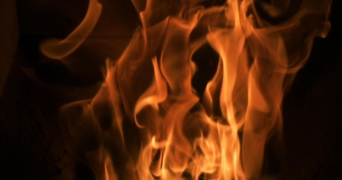 Flames in a pellet stove, Flames in a pellet stove, by Lacz Gerard