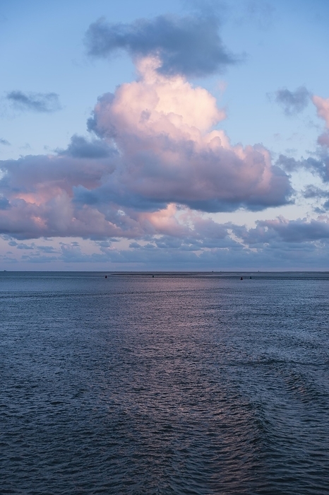 Cloudy sky over the North Sea near Terschelling, Netherlands, by Robert Poorten