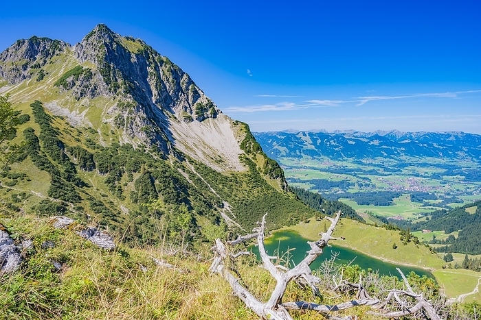 Rubihorn (1957m) and Lower Gaisalpsee, Allgäu Alps, Allgäu, Bavaria, Germany, Europe, by Walter G. Allgöwer