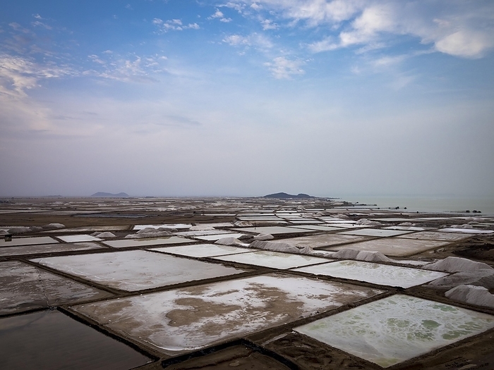 Salt extraction at Afrera Salt Lake, Danakil Valley, Ethiopia, Africa, by Bernd Bieder