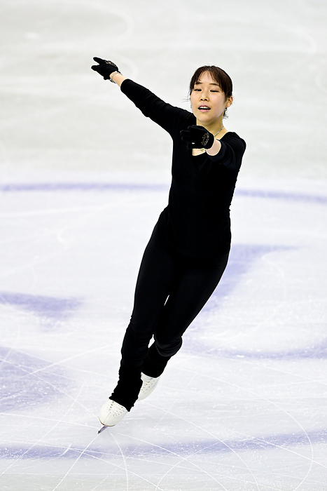 ISU Four Continents Figure Skating Championships 2024 Mai MIHARA  JPN , during Women Practice, at the ISU Four Continents Figure Skating Championships 2024, at SPD Bank Oriental Sports Center, on January 30, 2024 in Shanghai, China.  Photo by Raniero Corbelletti AFLO 