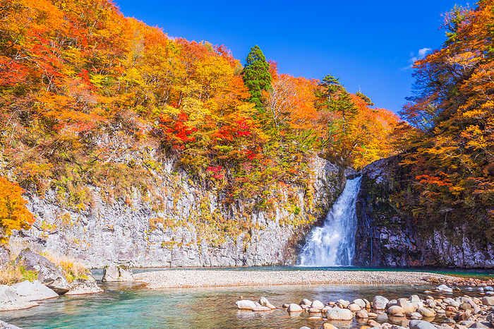 Houtai Falls in Autumn Akita Prefecture