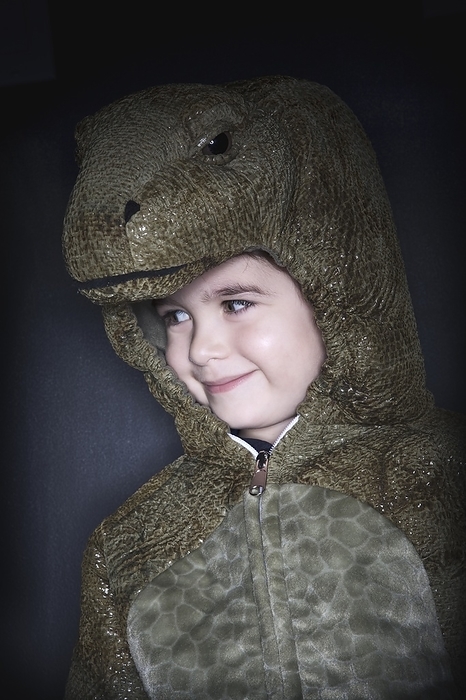 Toddler In A Reptile Costume, by Daniel Sicolo / Design Pics
