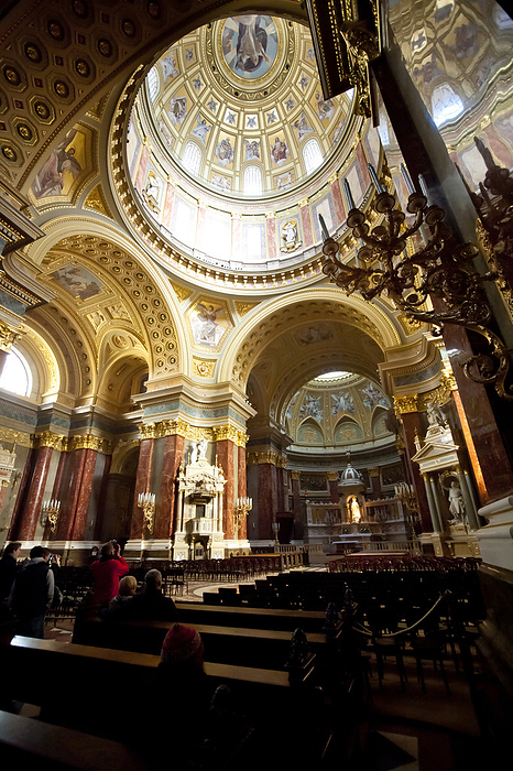 Interior Of St Stephen's Basilica Or Szent Istv, by Dosfotos / Design Pics