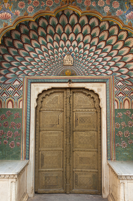 Jaipur, India Detail Of Doorway In The City Palace  Jaipur, Rajasthan, India, by Ian Cumming   Design Pics