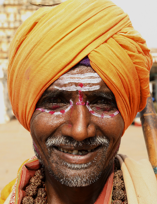 Hampi, India Sadhu Holy Man  Hampi, Karnataka, India, by Chris Caldicott   Design Pics