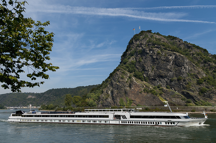 Germany Lorelei Rock On The River Rhine  Rhineland Palatinate, Germany, by Charles Bowman   Design Pics