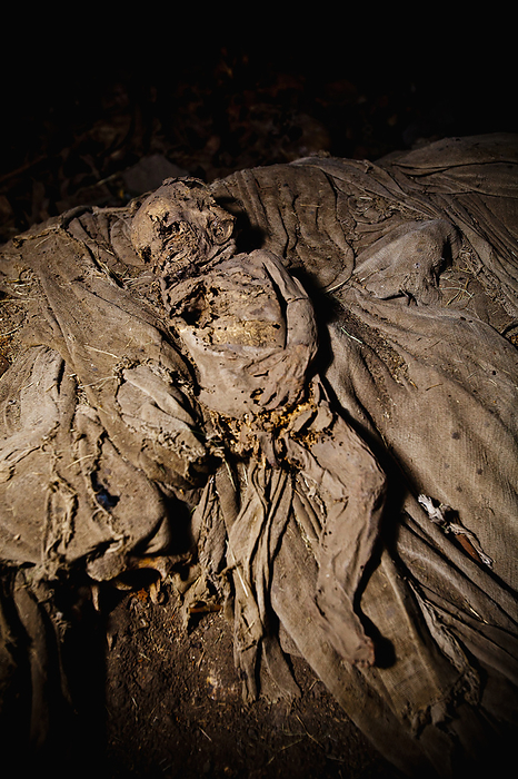 Ethiopia Mummified Remains In The Cave At The Yemrehanna Kristos Church, Near Lalibela  Ethiopia, by Toby Adamson   Design Pics
