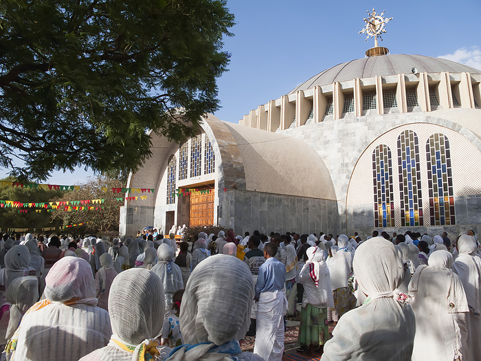 Ethiopia Pilgrims Celebrating Good Friday  Siklet , St Mary Of Zion Cathedral  Axum, Tigray Region, Ethiopia, by Chris Bradley   Design Pics