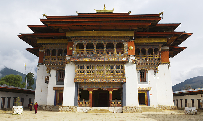 Bhutan Gangteng Monastery  Phobjika Valley, Bhutan, by Chris Caldicott   Design Pics