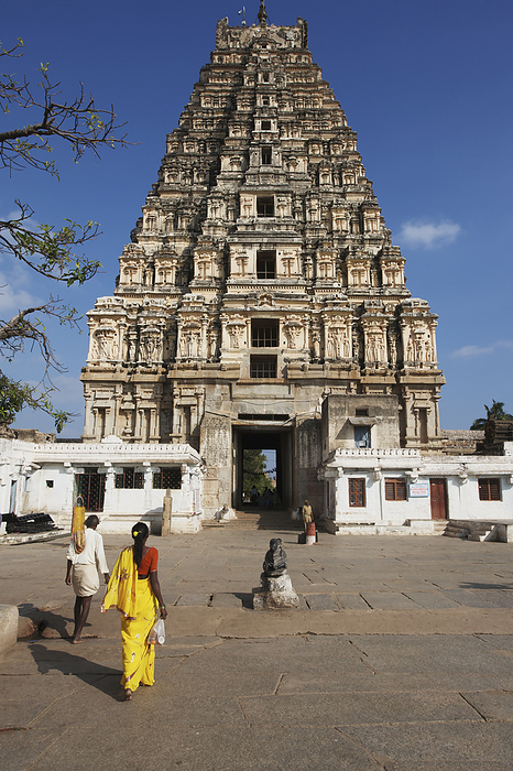 Hampi, India Vijayanagara Ruins, Virupaksha Temple  Hampi, Karnataka, India, by Chris Caldicott   Design Pics