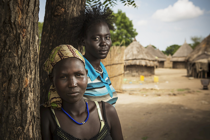 Ethiopia Young Girls From The Nuer Tribe, Close To Gambella, Western Ethiopia  Ethiopia, by Toby Adamson   Design Pics