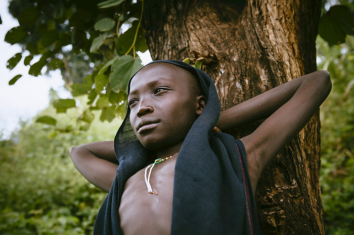 Ethiopia Young Suri Boy, Omo Region, Southwest Ethiopia  Kibish, Ethiopia, by Toby Adamson   Design Pics