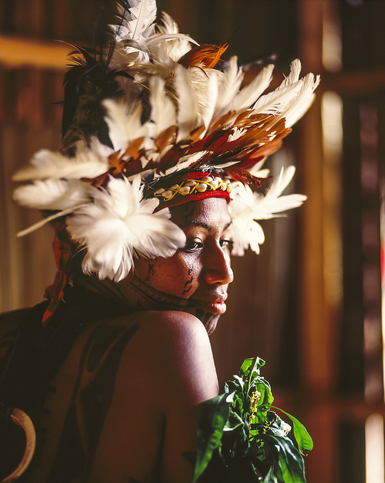 Papua New Guinea Contestant At Miss Hiri Hanenamo Beauty Pageant  Central Province, Papua New Guinea, by David Kirkland   Design Pics