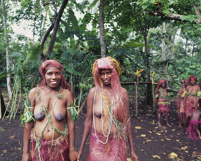 Vanuatu Women In Traditional Dress  Malekula Island, Vanuatu, by David Kirkland   Design Pics