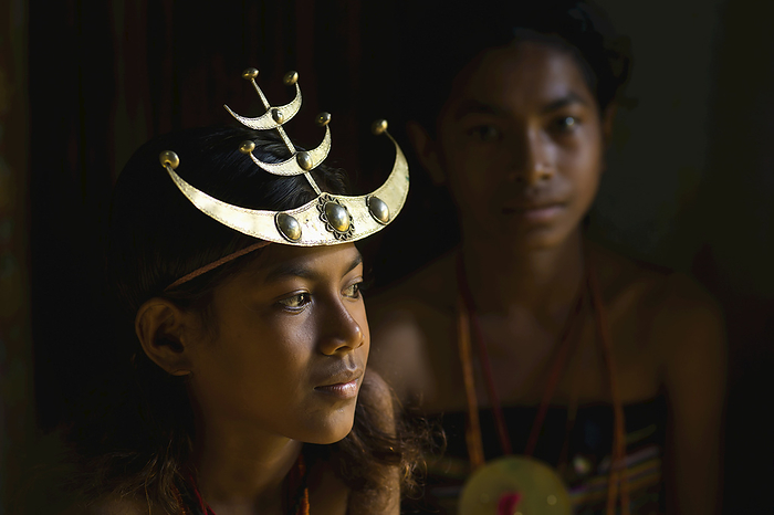 Girl With A Traditional Timorese Headband; Timor-Leste, by David Kirkland / Design Pics