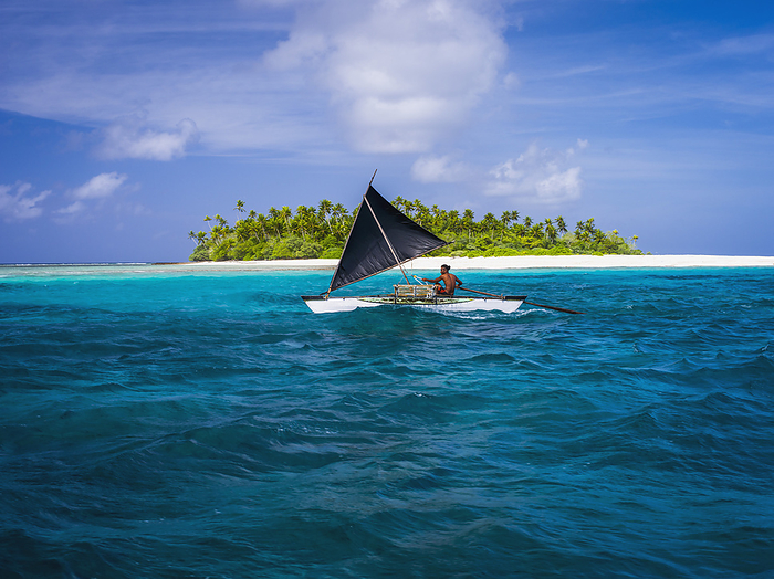 Sailing Past An Atoll; Kiribati Islands, by David Kirkland / Design Pics