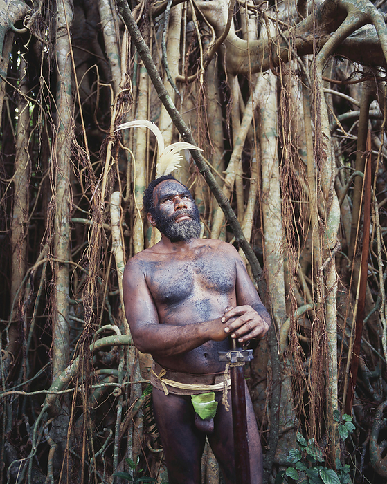 Vanuatu Ni Vanuatu Man In Traditional Costume  Malekula Island, Vanuatu, by David Kirkland   Design Pics